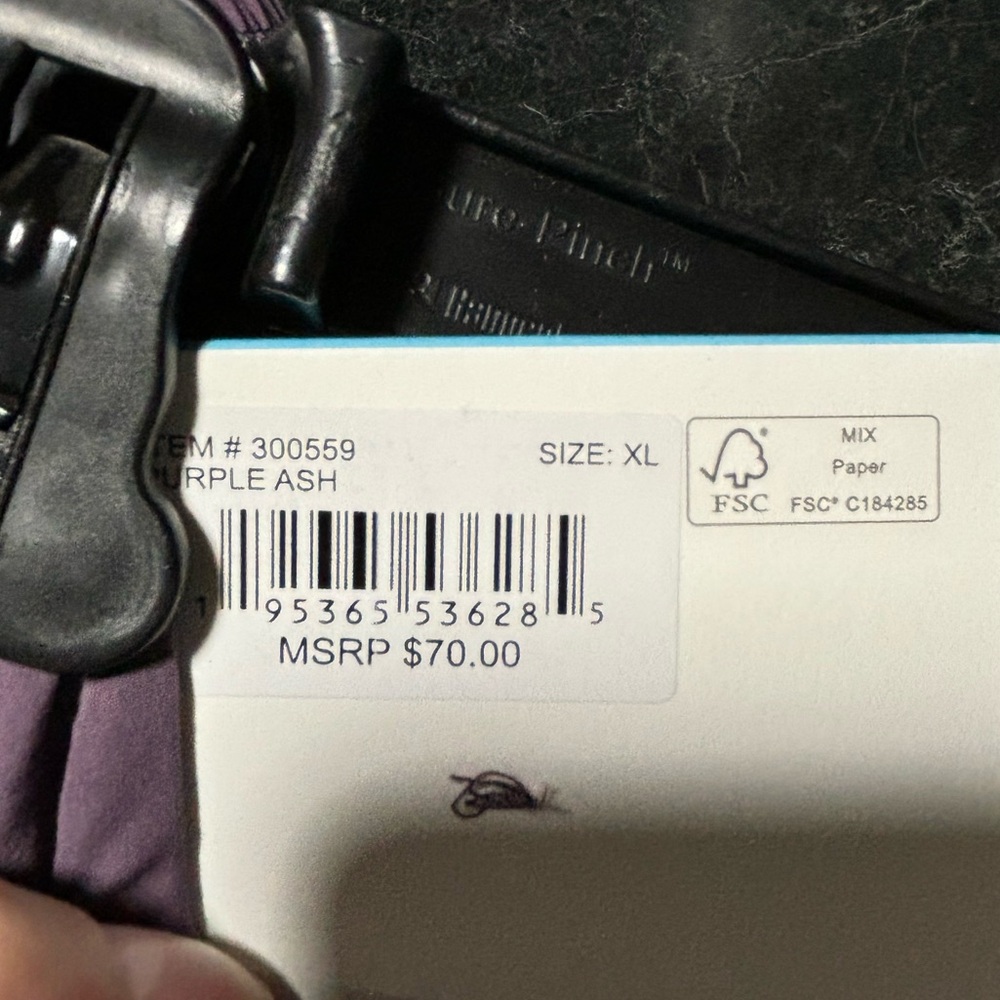 NWT FLEECE LINED  Lavender Pants - Picture 5 of 5
